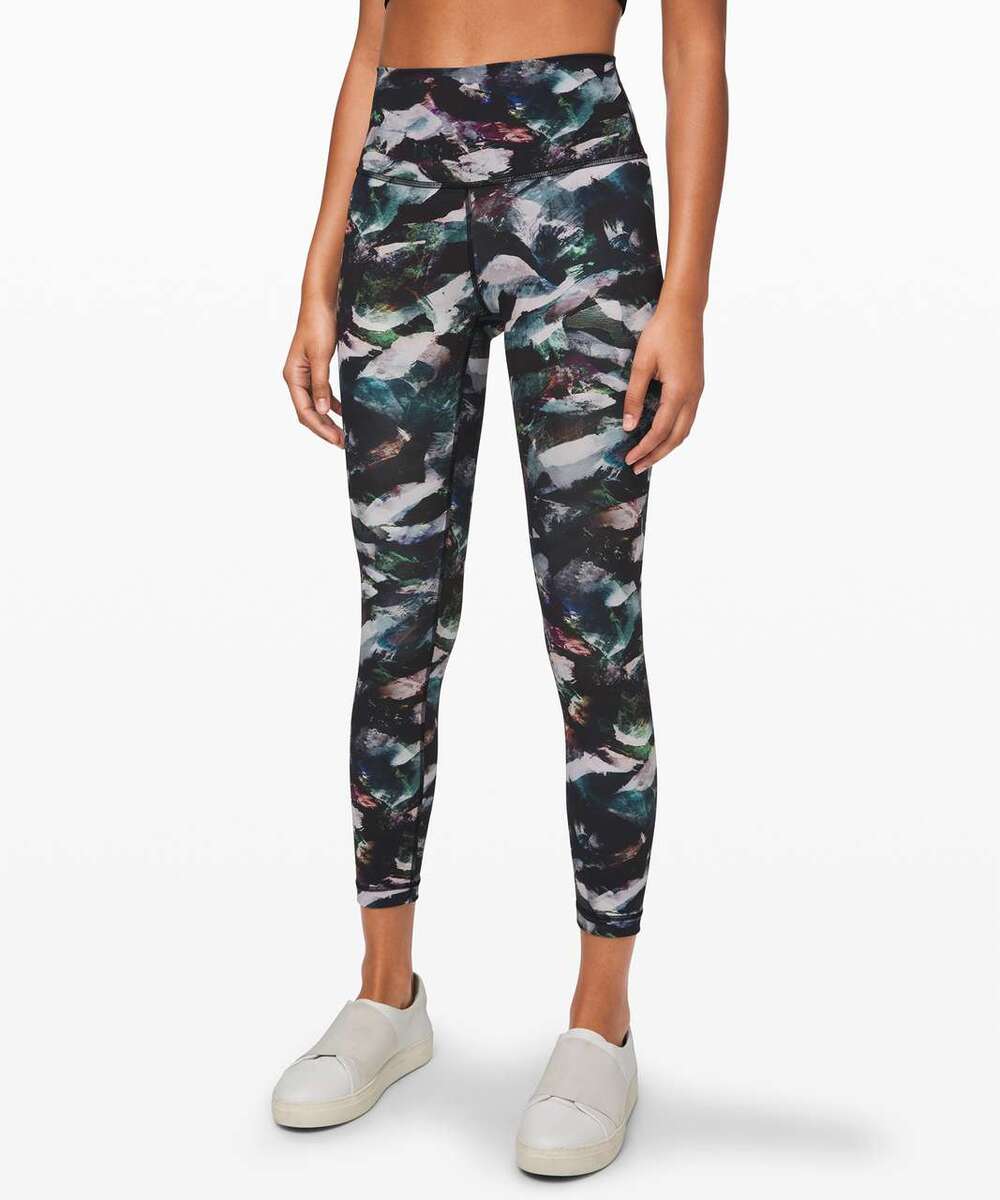 Lululemon Wunder Under High Rise Tight Glacier Camo Starlight Multi Leggings